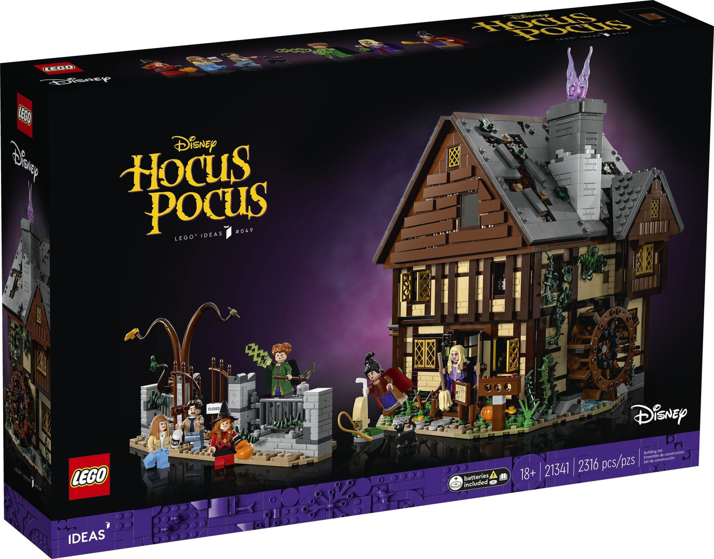 21341 Disney Hocus Pocus: The Sanderson Sisters' Cottage