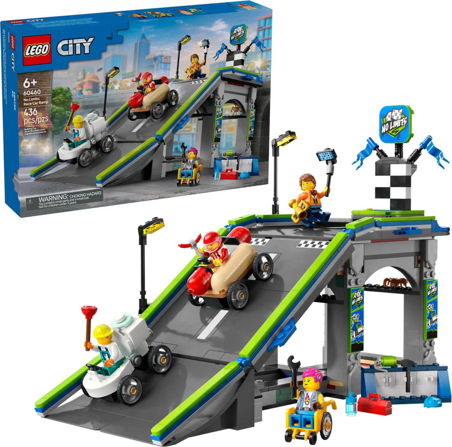 60460 No Limits: Race Car Ramp