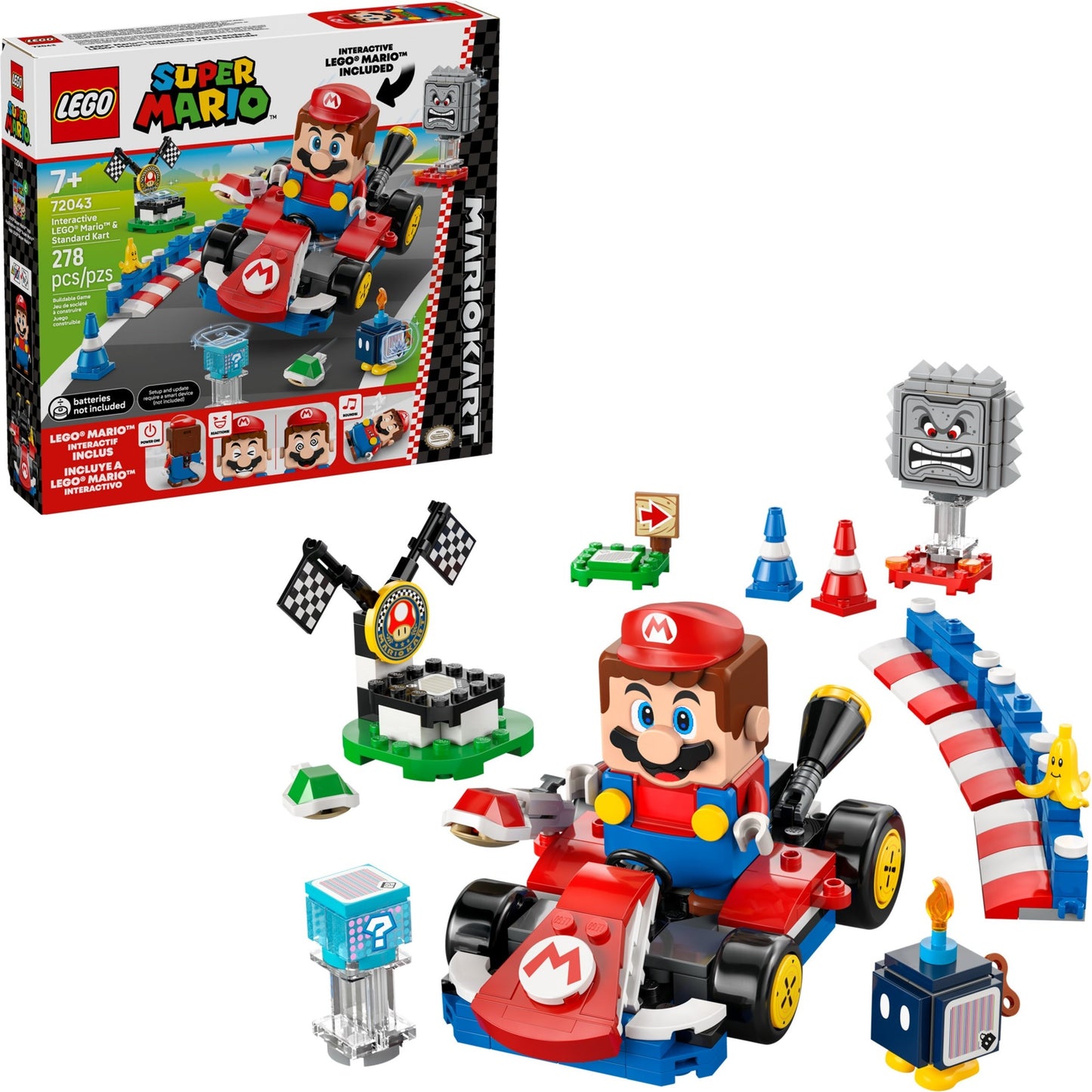 72043 Interactive LEGO® Mario™ & Standard Kart™