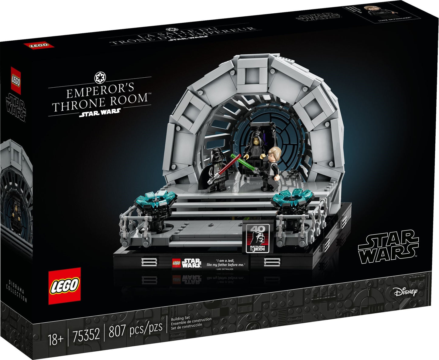 75352 Emperor's Throne Room Diorama