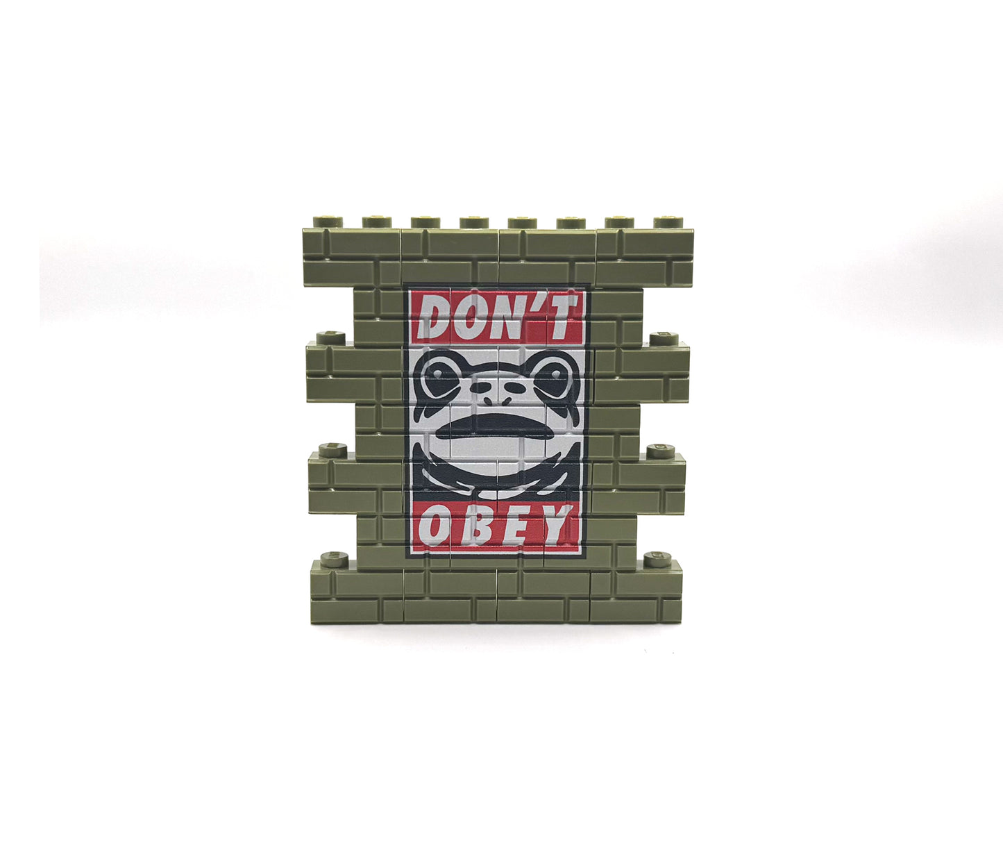 DON'T OBEY Frog Custom Graffiti Wall