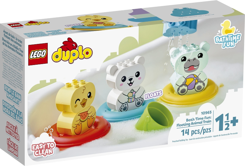 10965 Bath Time Fun: Floating Animal Train