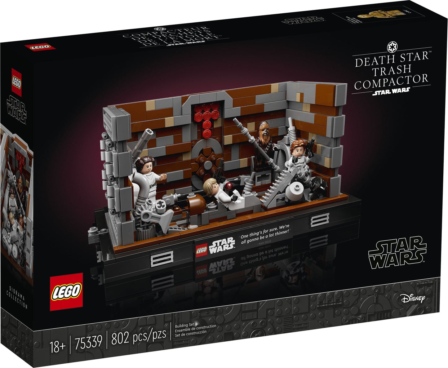 75339 Death Star Trash Compactor Diorama