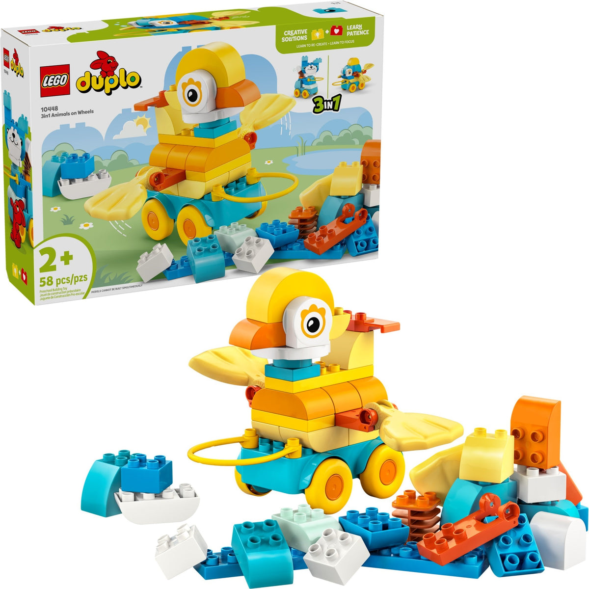 10448 3in1 Animals on Wheels