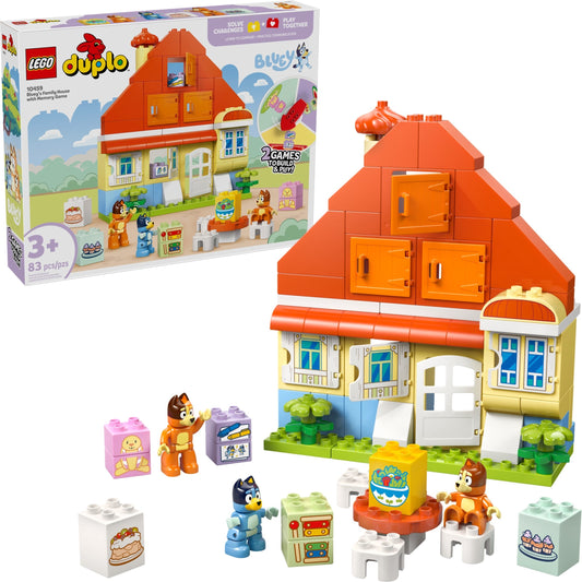 10459 Bluey's Family House with Memory Game