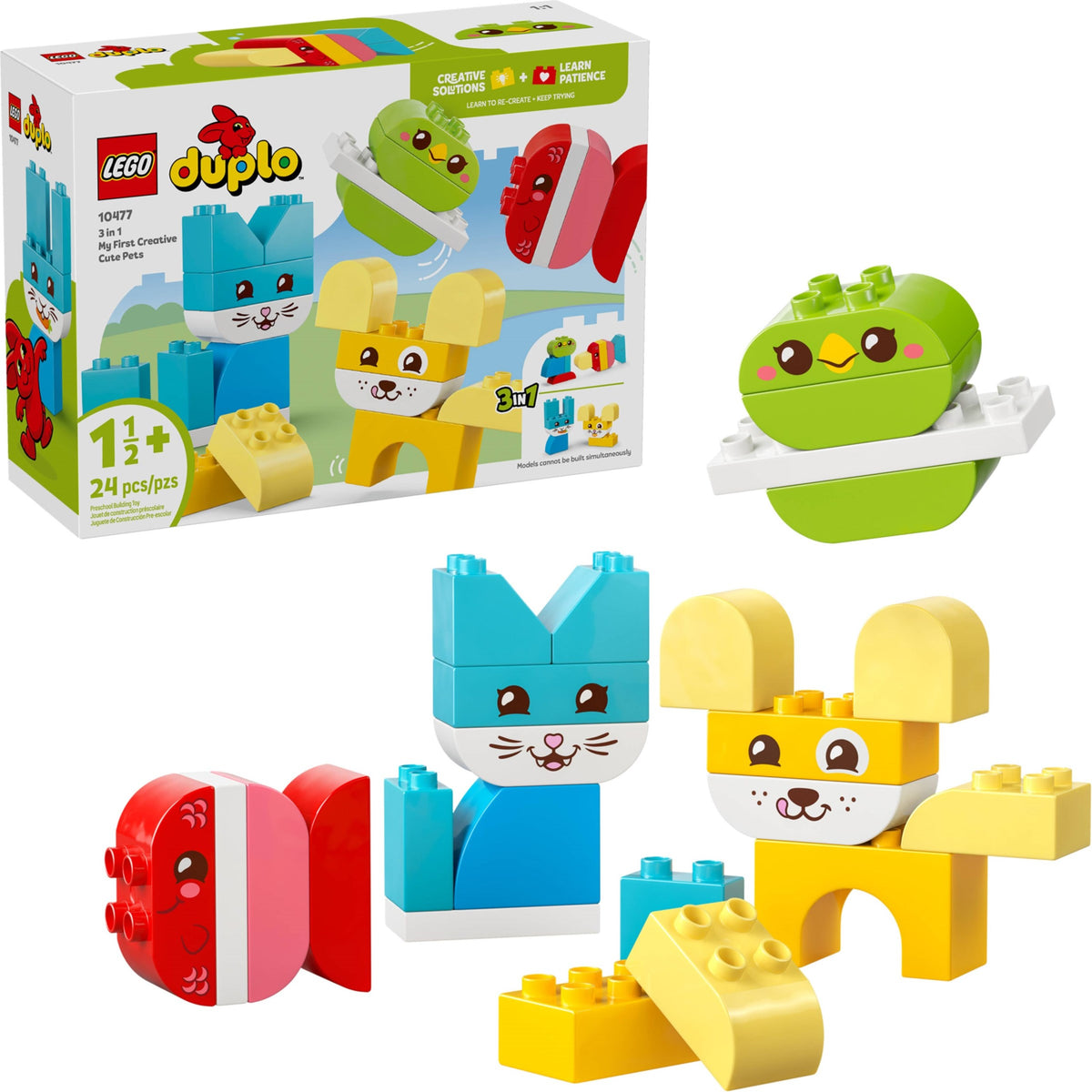 10477 3 in 1 My First Creative Cute Pets