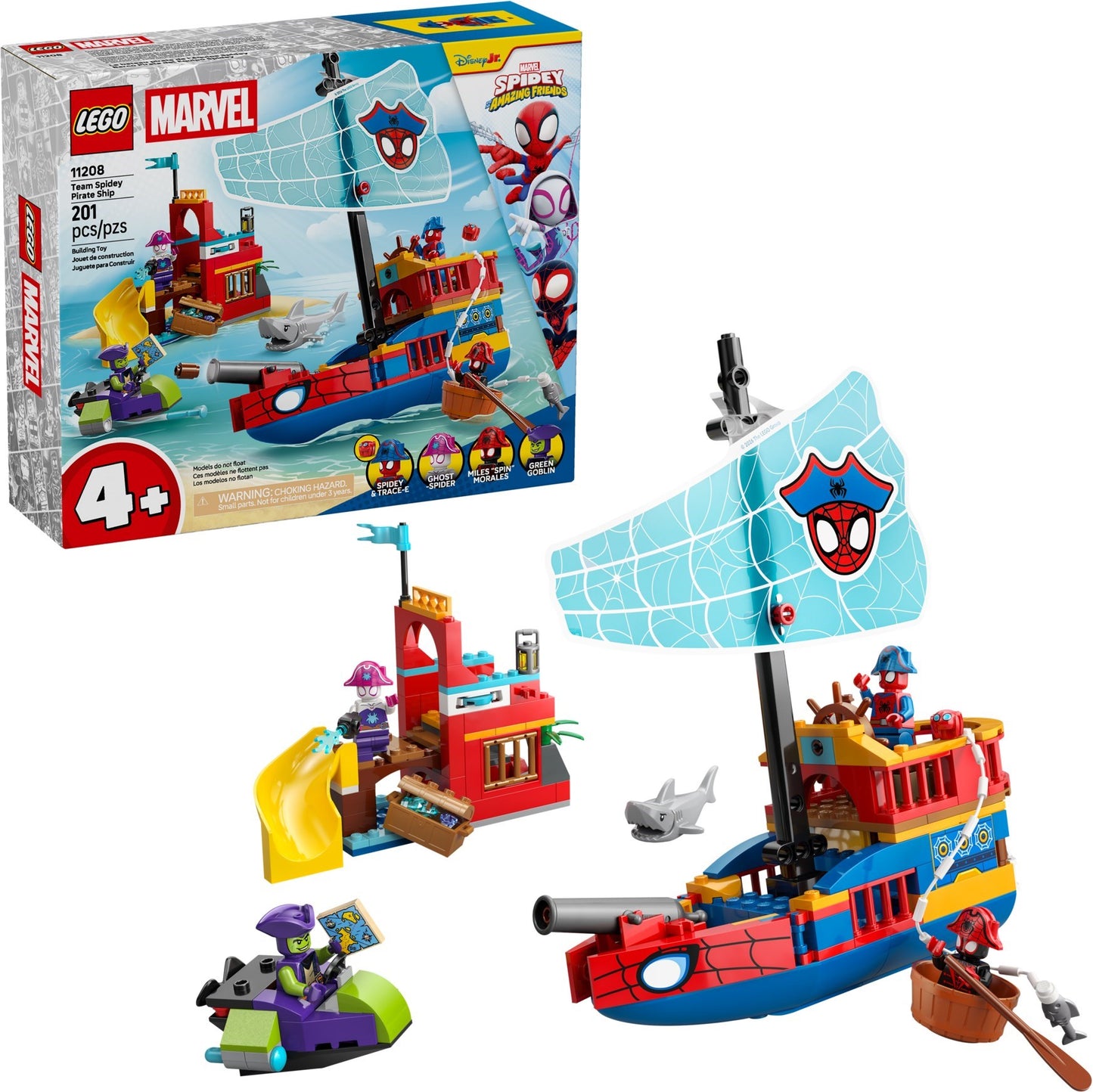 11208 Team Spidey Pirate Ship