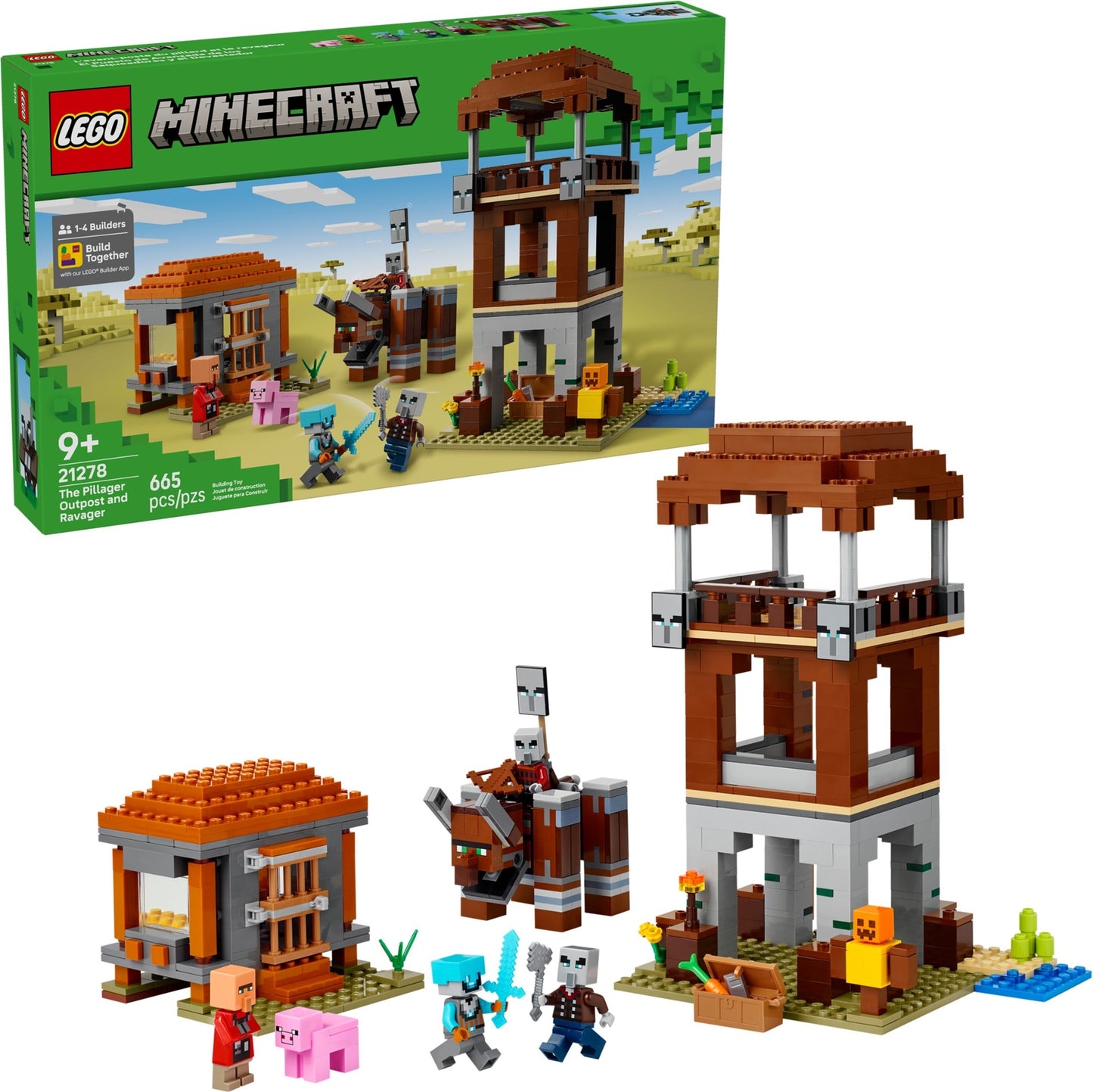 21278 The Pillager Outpost and Ravager