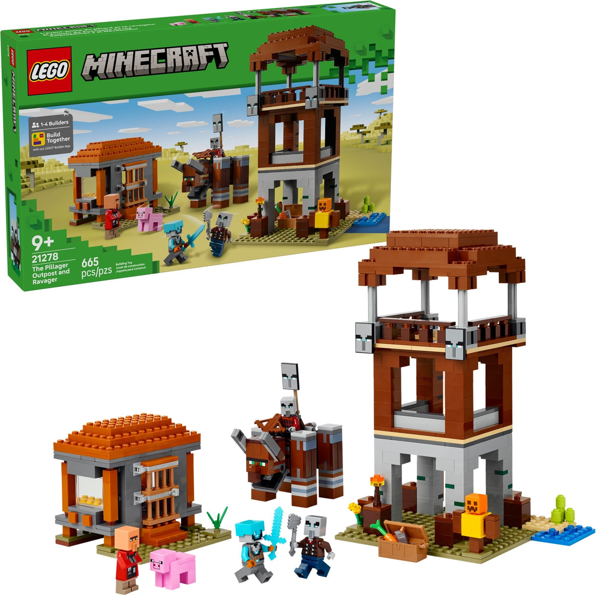 21278 The Pillager Outpost and Ravager