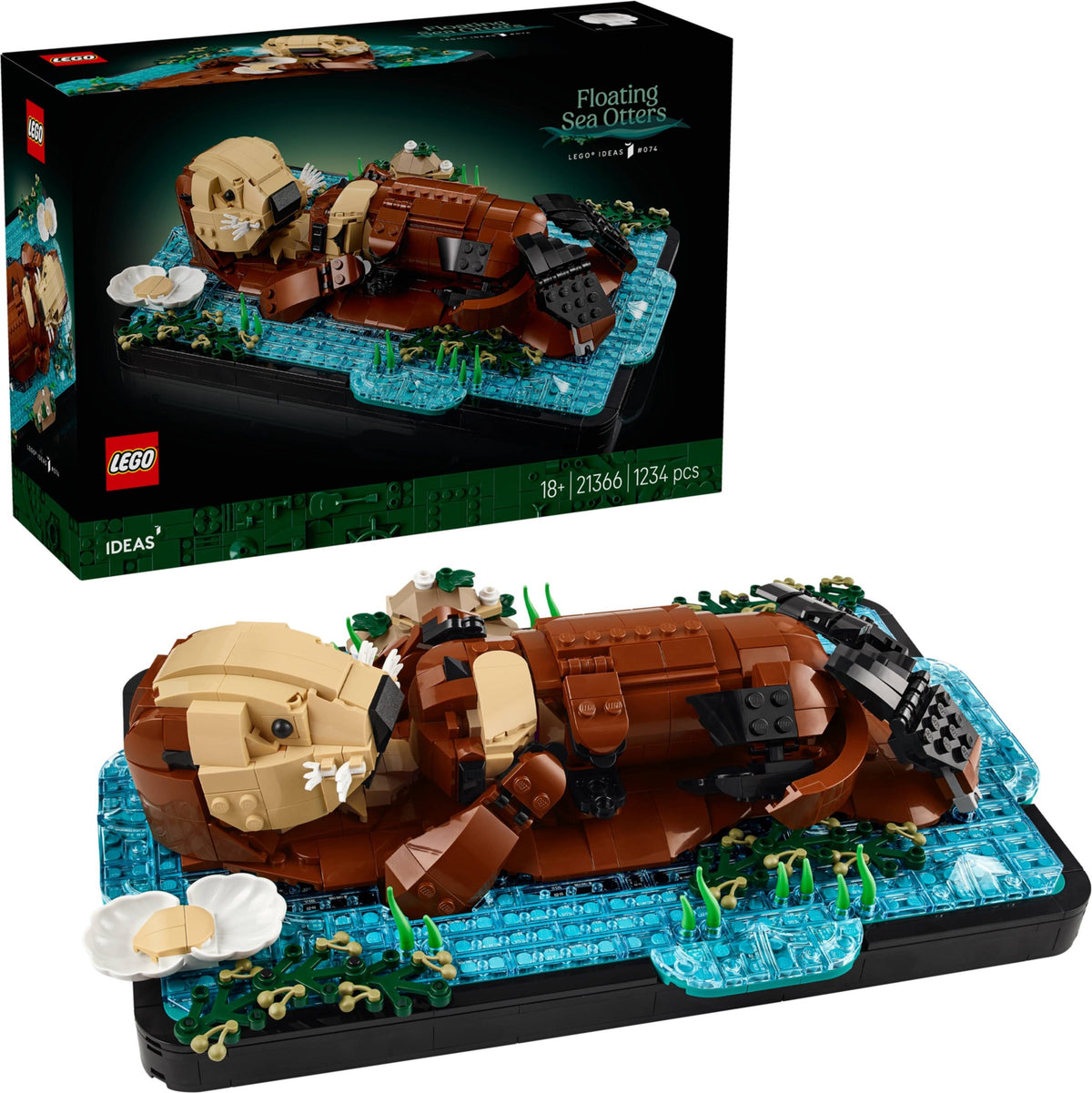 21366 Floating Sea Otters