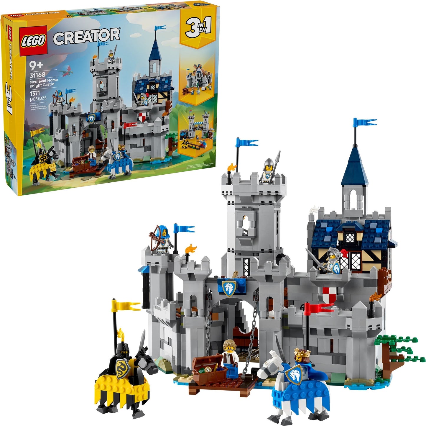 31168 Medieval Horse Knight Castle