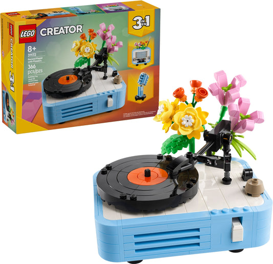 31172 Record Player with Flowers