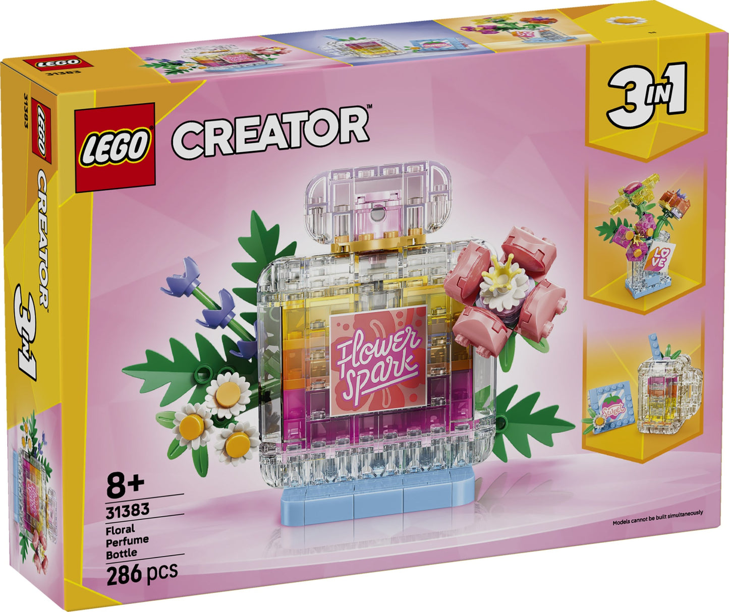 31383 Floral Decor Perfume Bottle