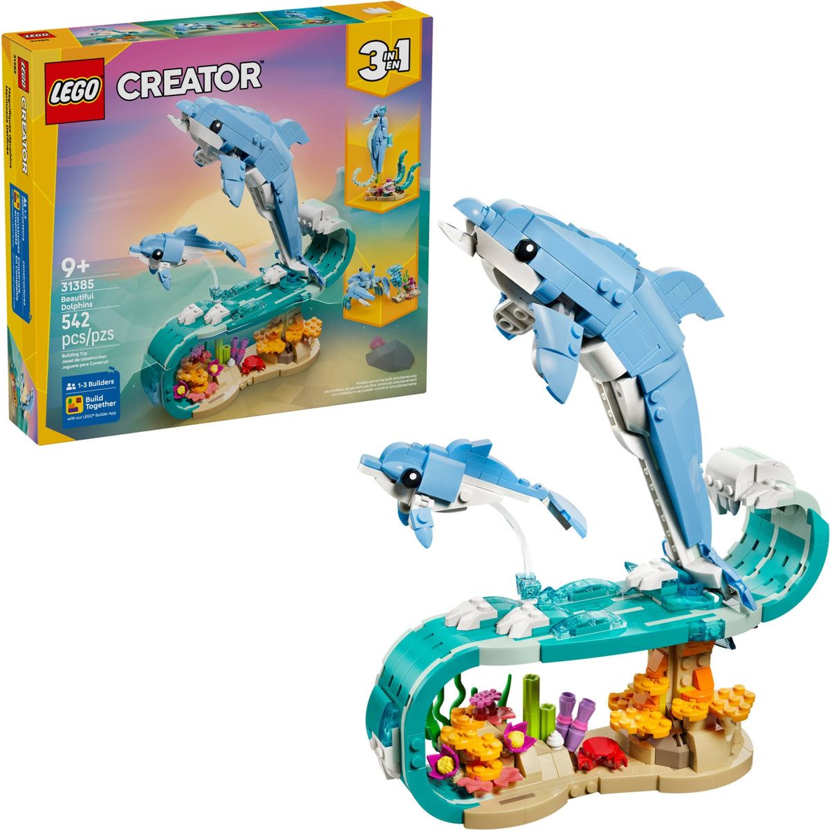 31385 Sea Animals: Beautiful Dolphins