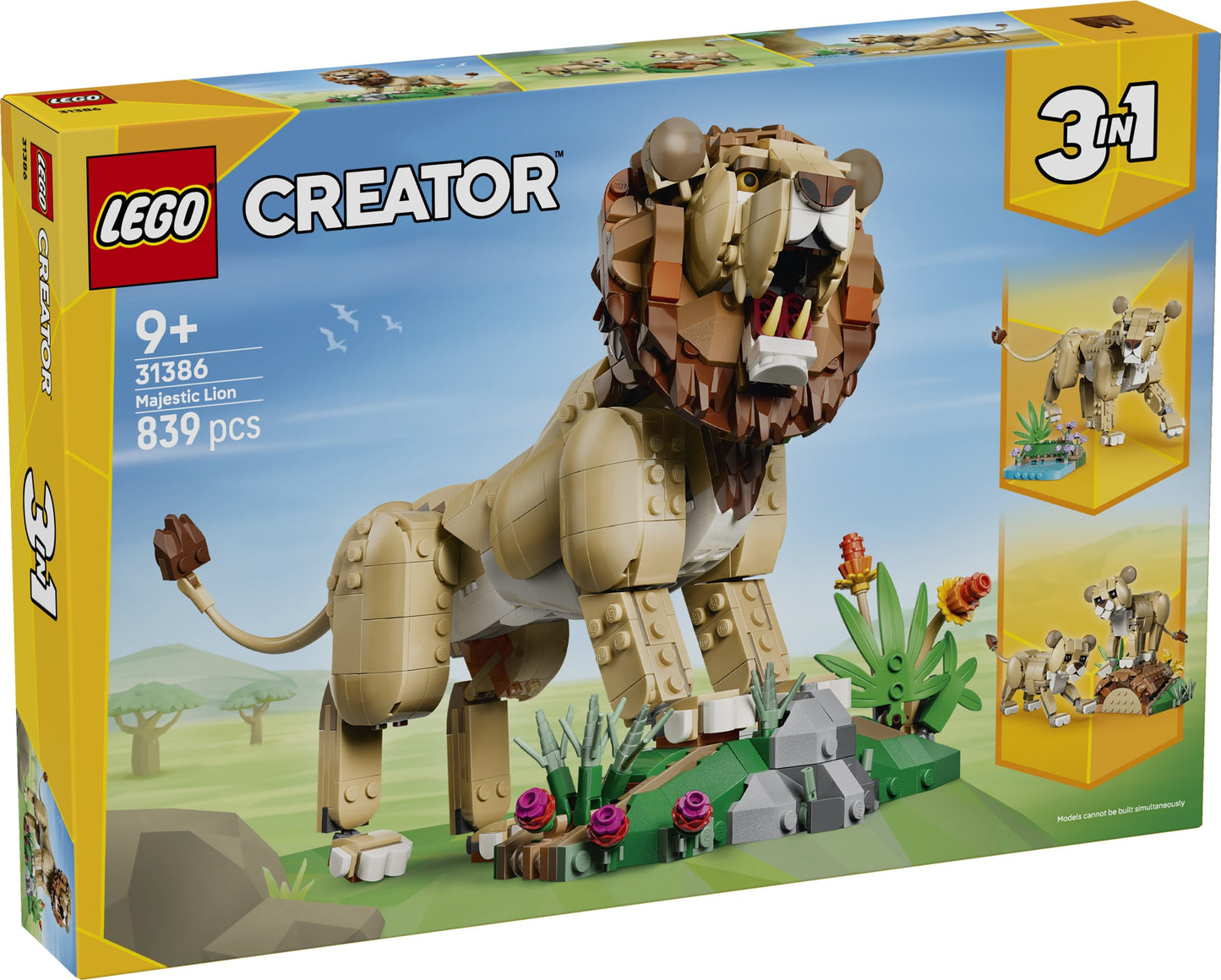31386 Wild Animals: Majestic Lion