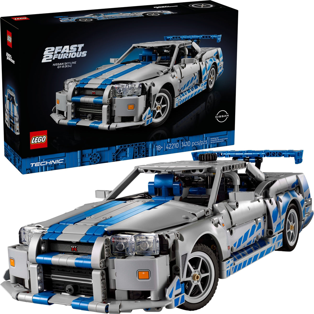 42210 Fast 2 Furious Nissan Skyline GT-R (R34) Car
