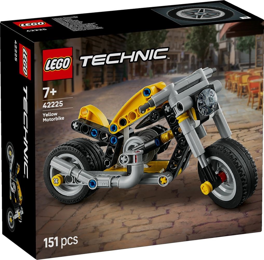 42225 Yellow Motorcycle