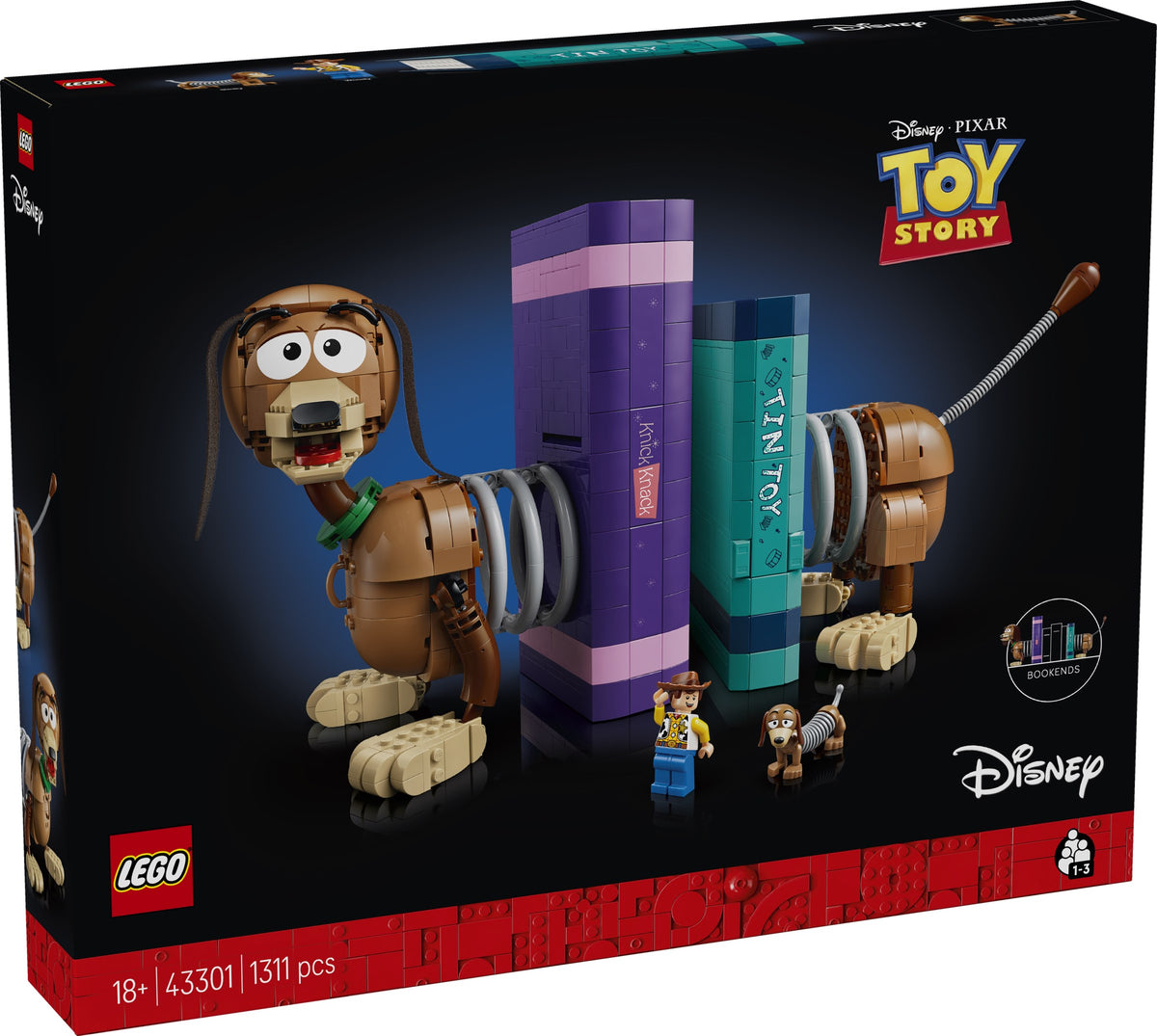 43301 Toy Story Slinky Dog Bookends
