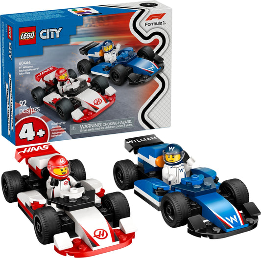 60464 F1® Williams Racing & Haas F1® Race Cars