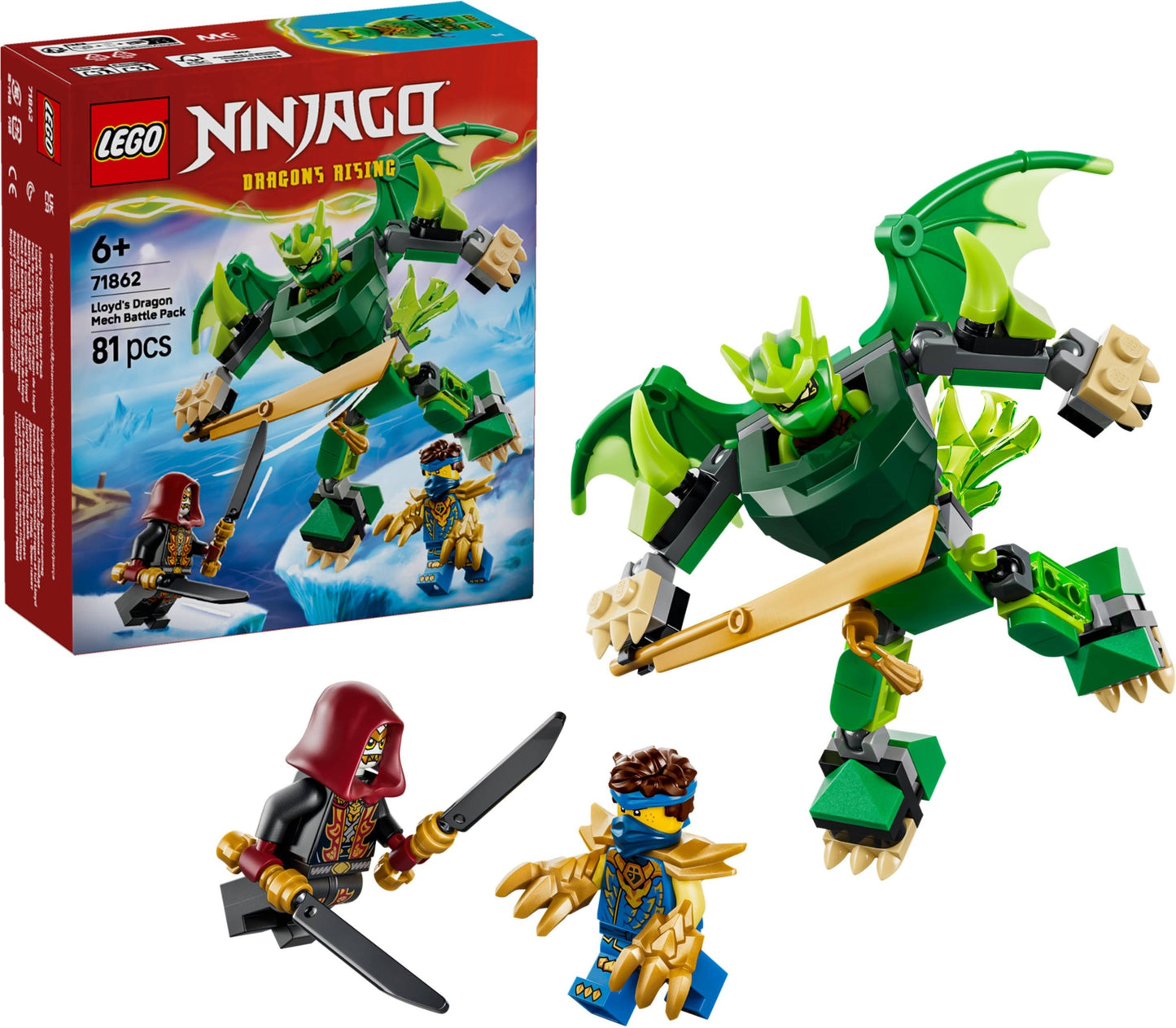 71862 Lloyd’s Dragon Mech Battle Pack