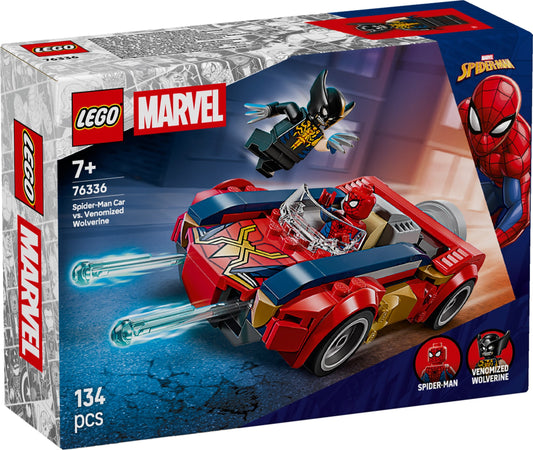 76336 Spider-Man Car vs. Venomized Wolverine