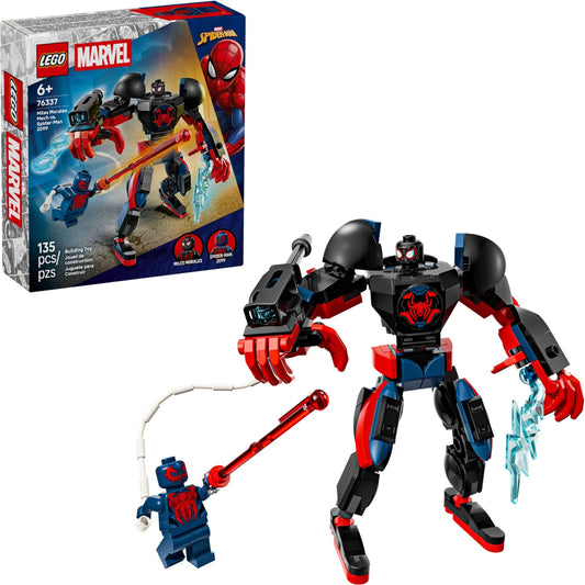 76337 Miles Morales Mech vs. Spider-Man 2099