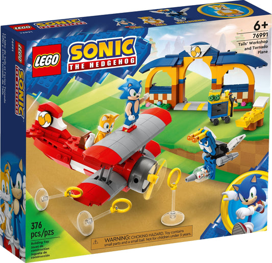 76991 Tails' Workshop and Tornado Plane