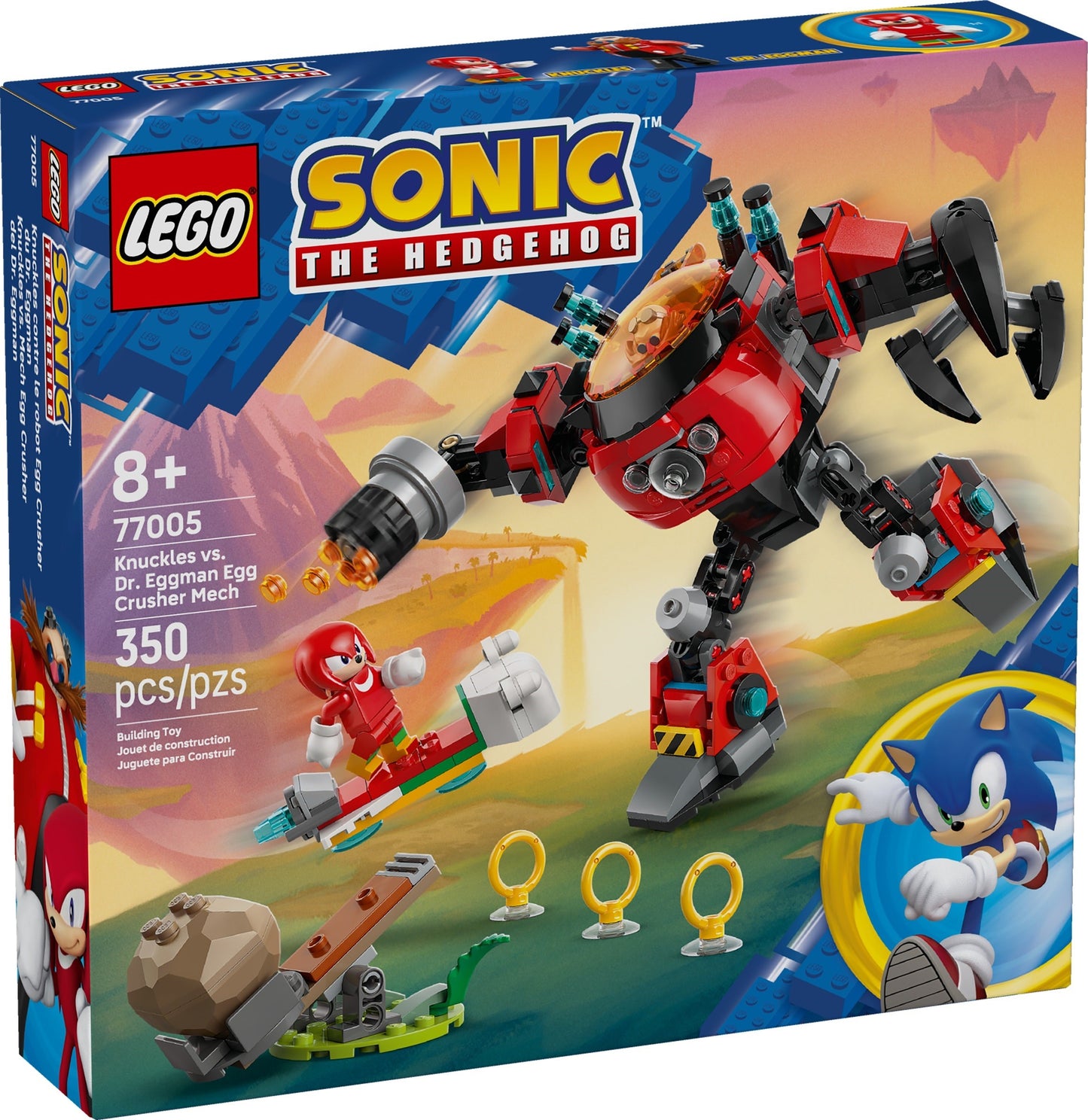 77005 Knuckles vs. Dr. Eggman Egg Crusher Mech