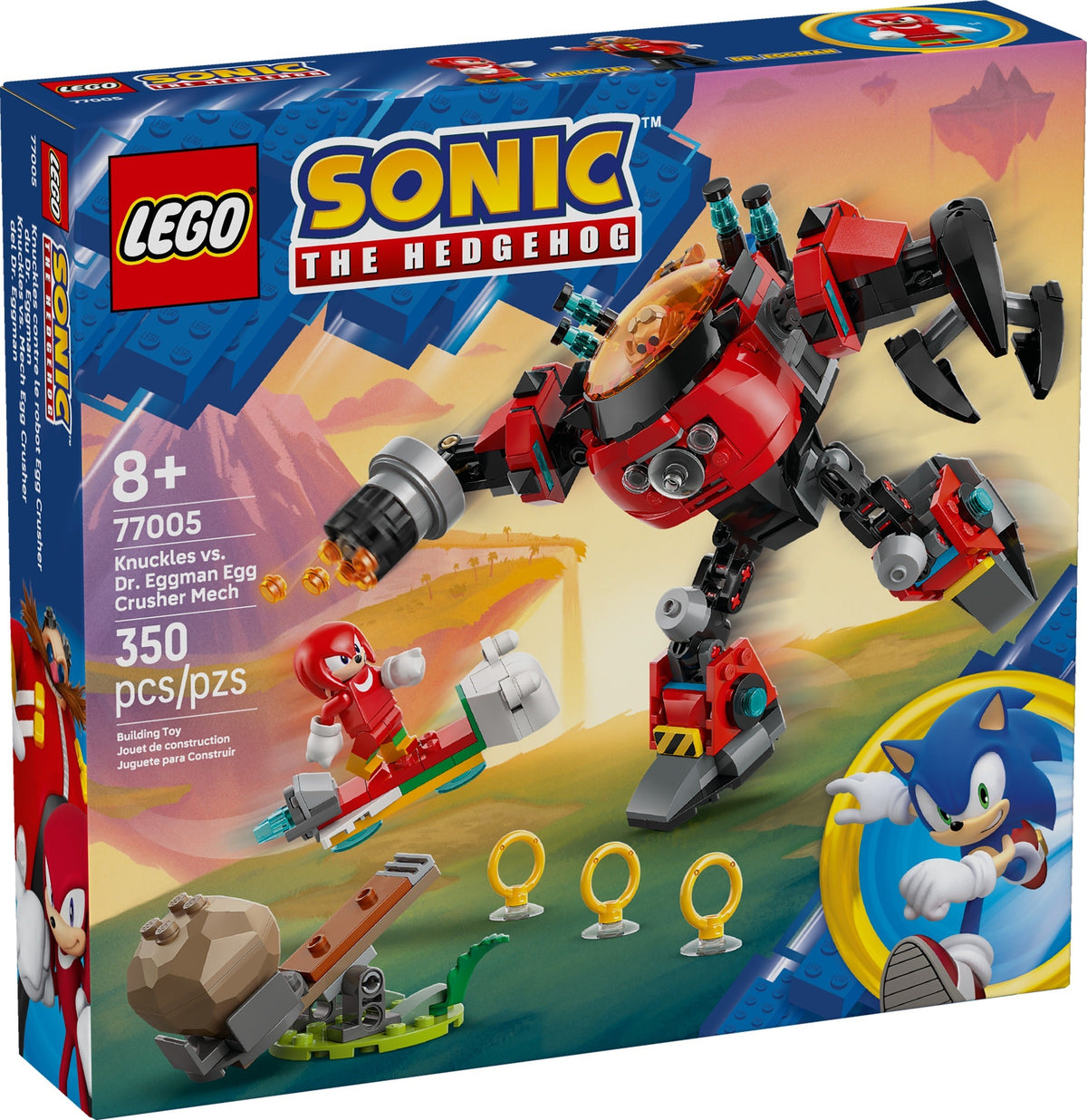 77005 Knuckles vs. Dr. Eggman Egg Crusher Mech