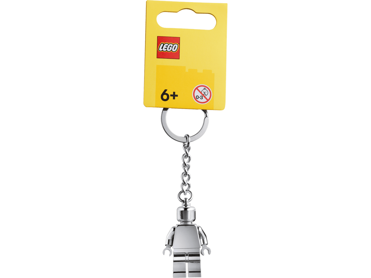 854305 Silver Minifigure Key Chain