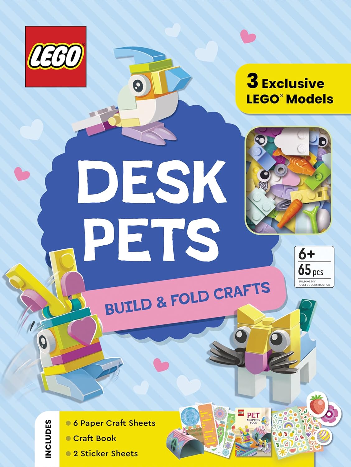 LEGO® Desk Pets: Build & Fold Crafts