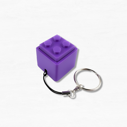 Brick Click Fidget Keychain Clicker