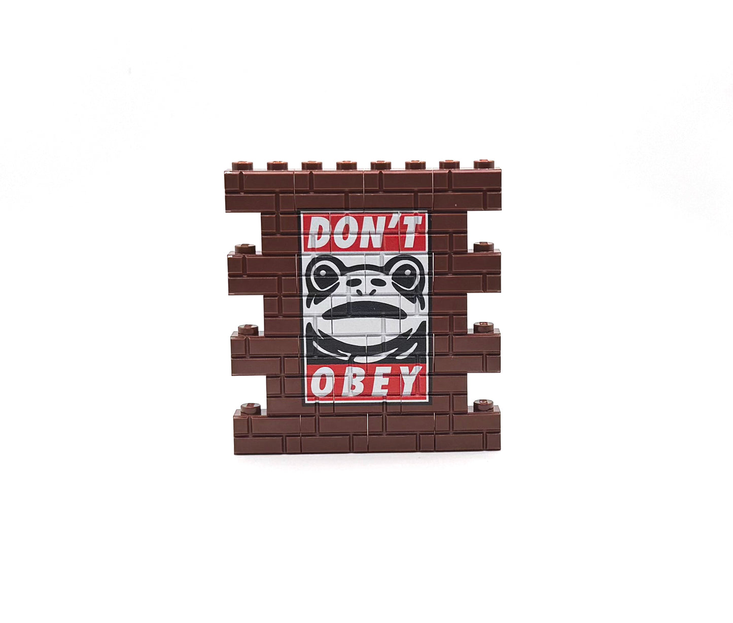 DON'T OBEY Frog Custom Graffiti Wall