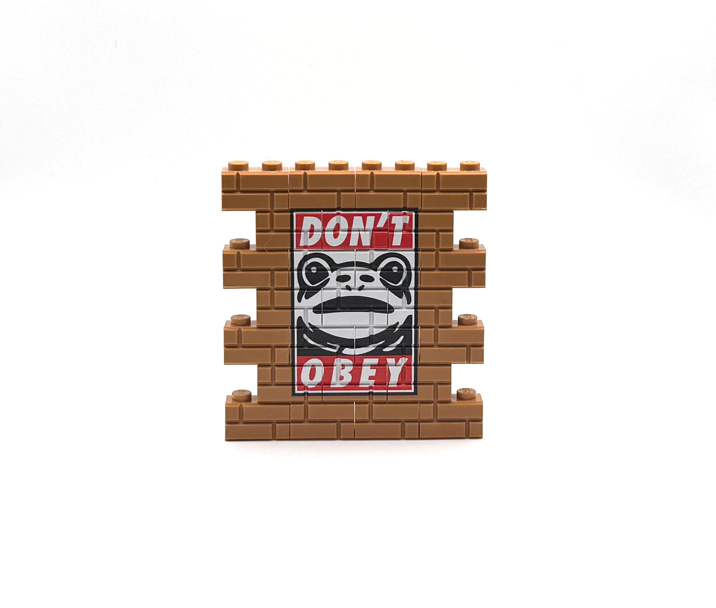 DON'T OBEY Frog Custom Graffiti Wall