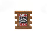 DON'T OBEY Frog Custom Graffiti Wall