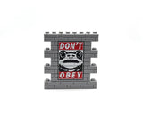 DON'T OBEY Frog Custom Graffiti Wall