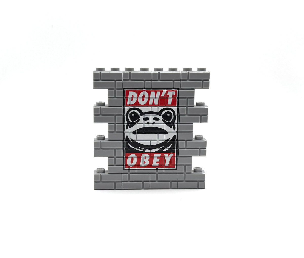 DON'T OBEY Frog Custom Graffiti Wall