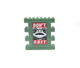 DON'T OBEY Frog Custom Graffiti Wall