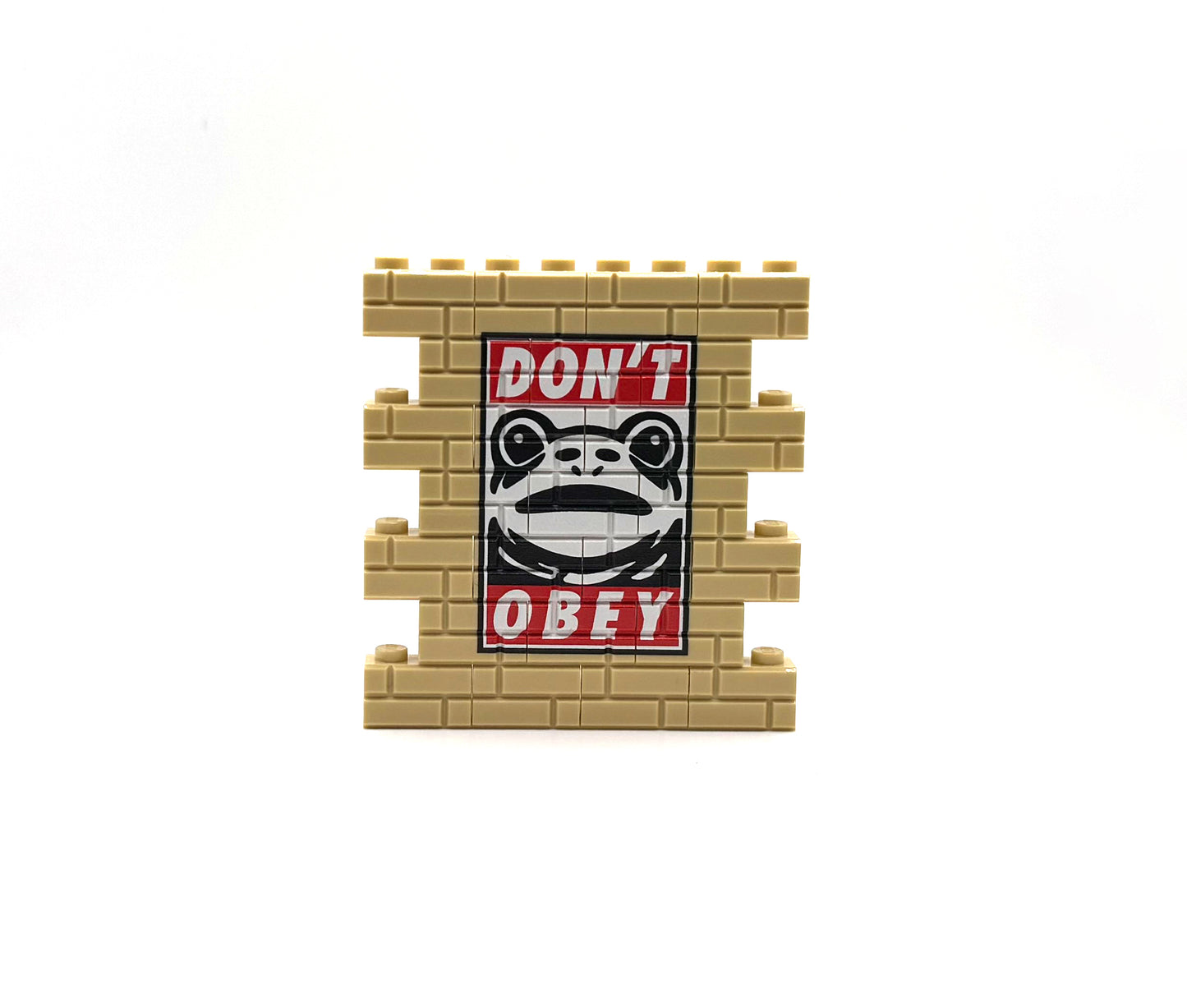 DON'T OBEY Frog Custom Graffiti Wall