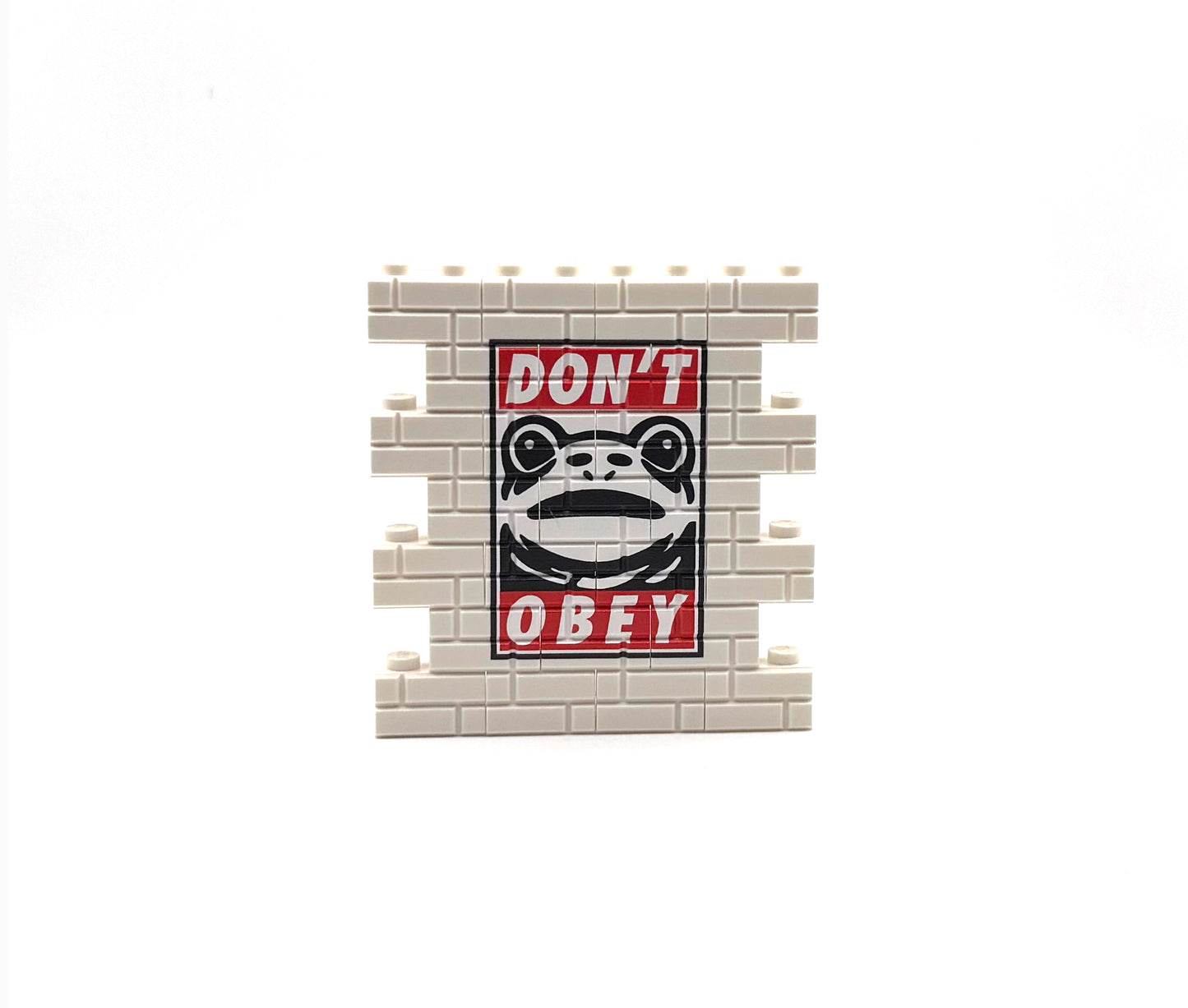 DON'T OBEY Frog Custom Graffiti Wall
