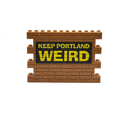 KEEP PORTLAND WEIRD Custom Graffiti Wall