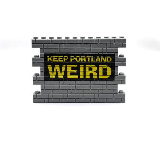 KEEP PORTLAND WEIRD Custom Graffiti Wall