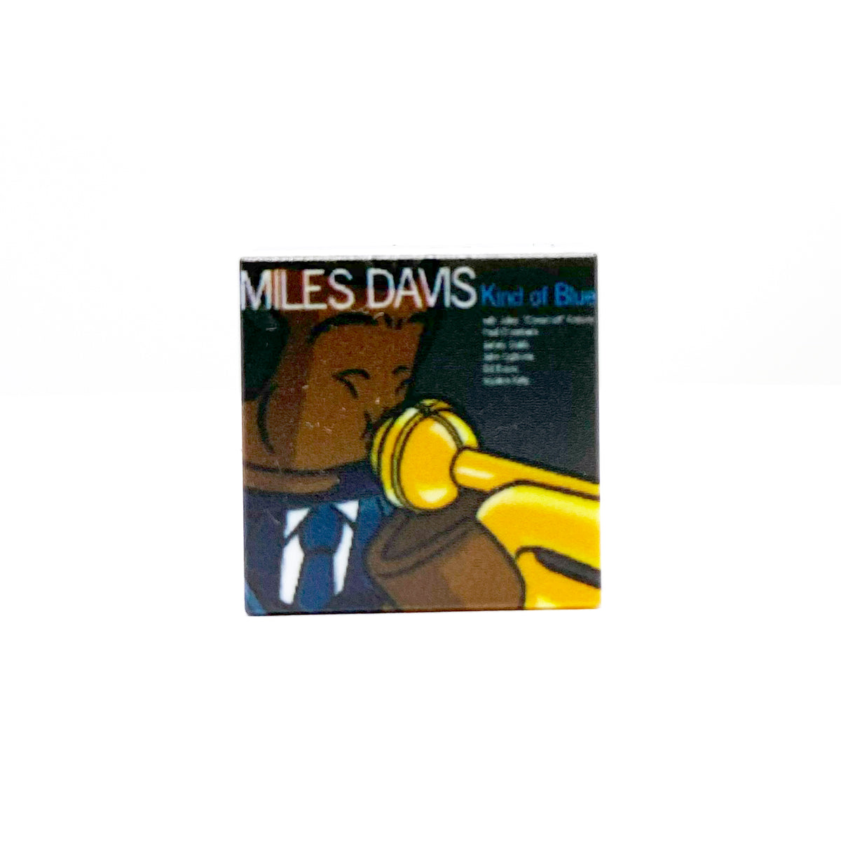 Kind of Medium Blue Album Homage Custom Printed Tile