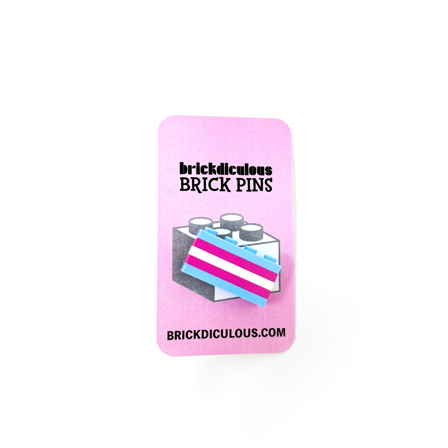 Trans Pride Brick Pin