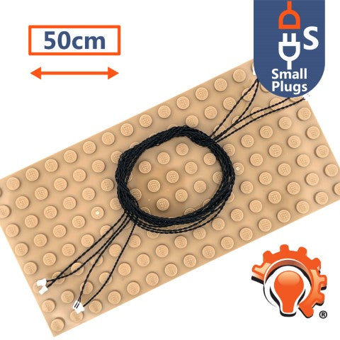 2-Wire 50cm Connecting Cables with Small Plugs (Pack of 4)