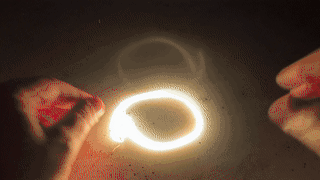 Flexible Warm White LED Neon Tube (300mm)