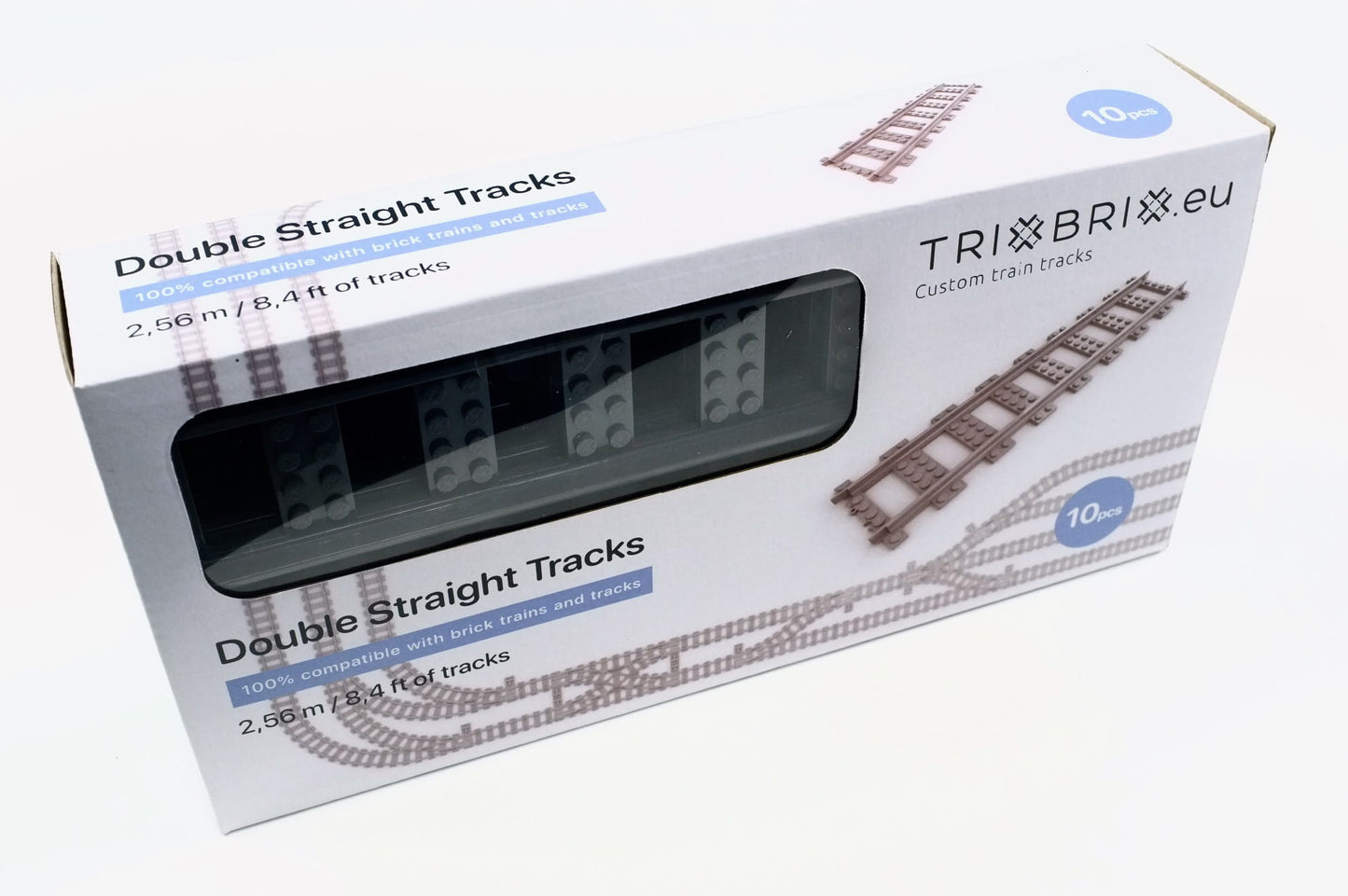TrixBrix Double Straight Track