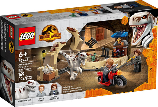 76945 Atrociraptor Dinosaur: Bike Chase