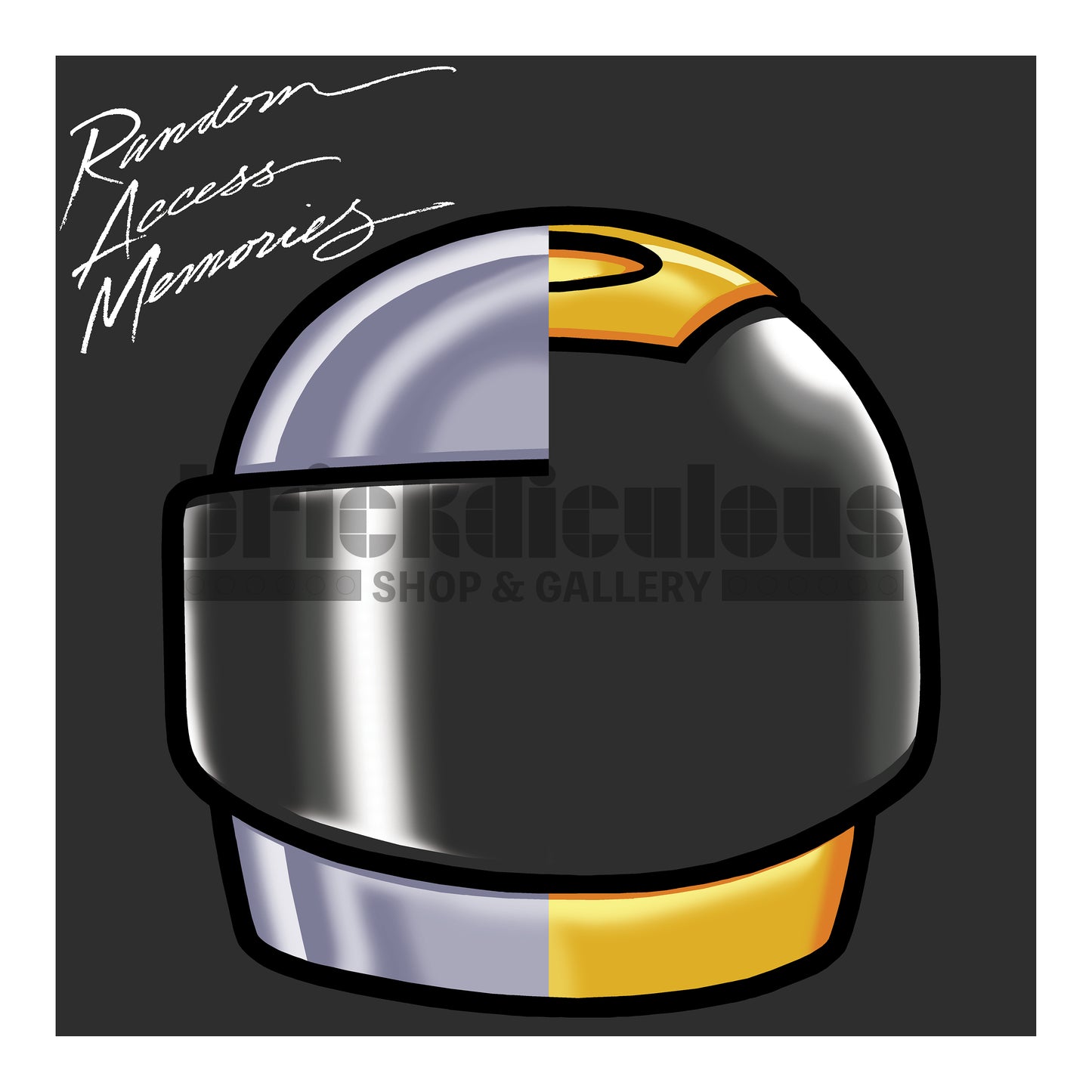 Random Access Minifigs Album Homage Print