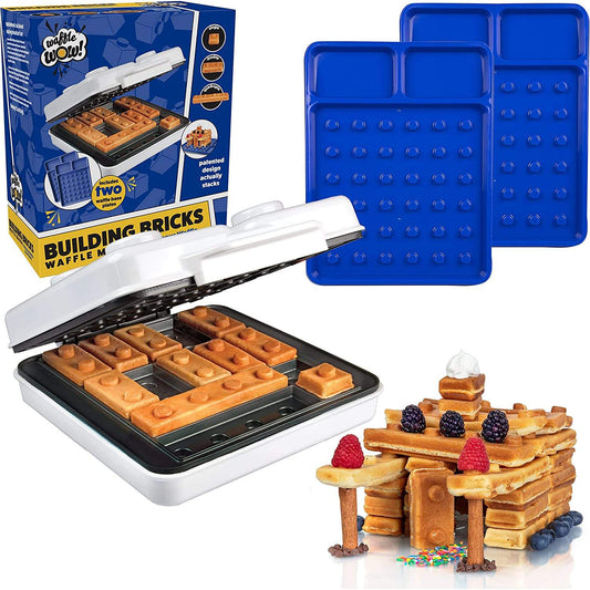 Building Bricks Waffle Maker with 2 Plates